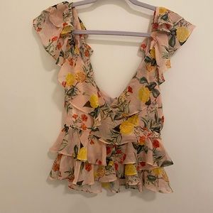 Rare Marissa Webb Viola Top in Peach